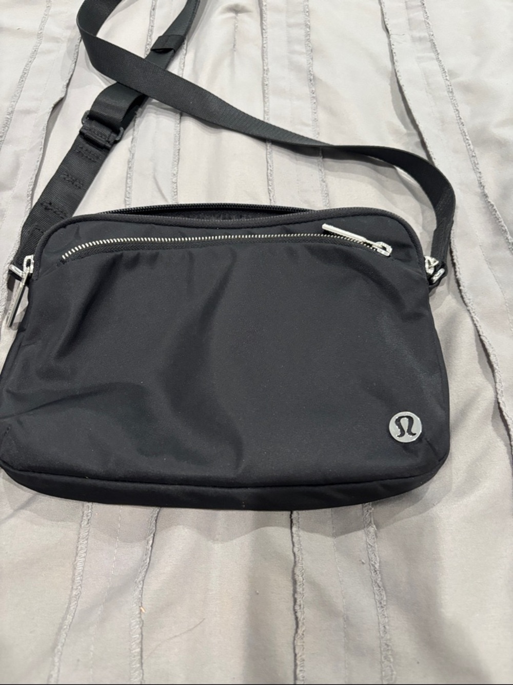 lululemon athletica Black Sling Crossbody Bag